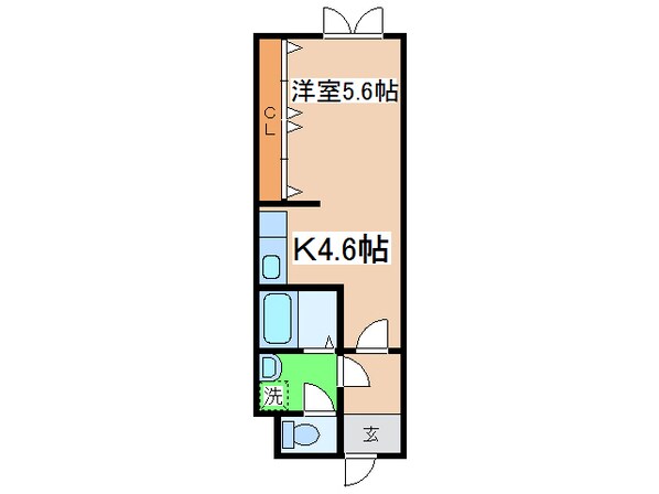 ジャルディーノ豊川の物件間取画像